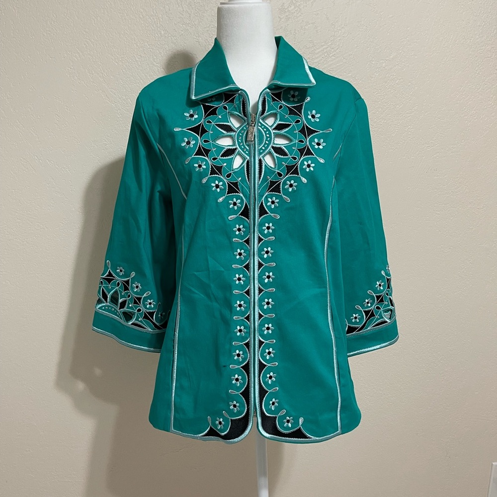 Bob Mackie beautiful embroidered jacket